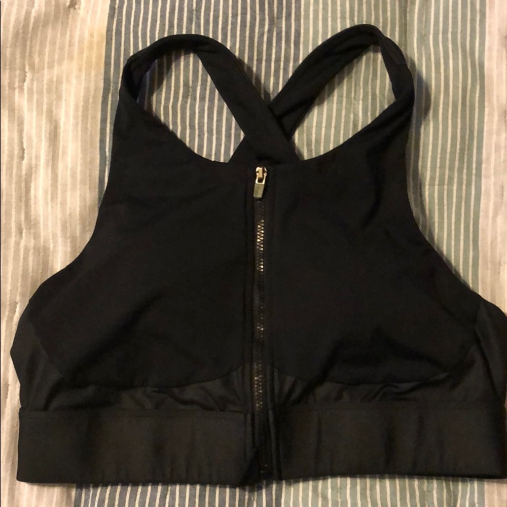 Fabletics High Impact Front Zip Sports Bra